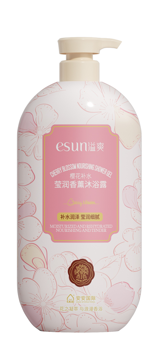 Cherry Blossom Moisturizing and Moisturizing Aromatherapy Shower Gel